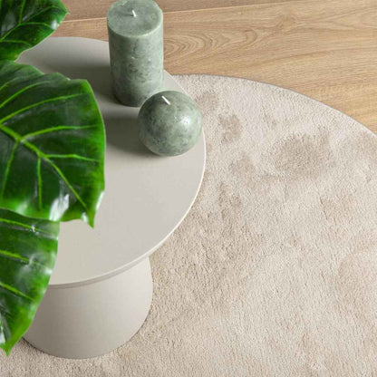 Teppich HUARTE Beige 100 x 200 cm Polyester