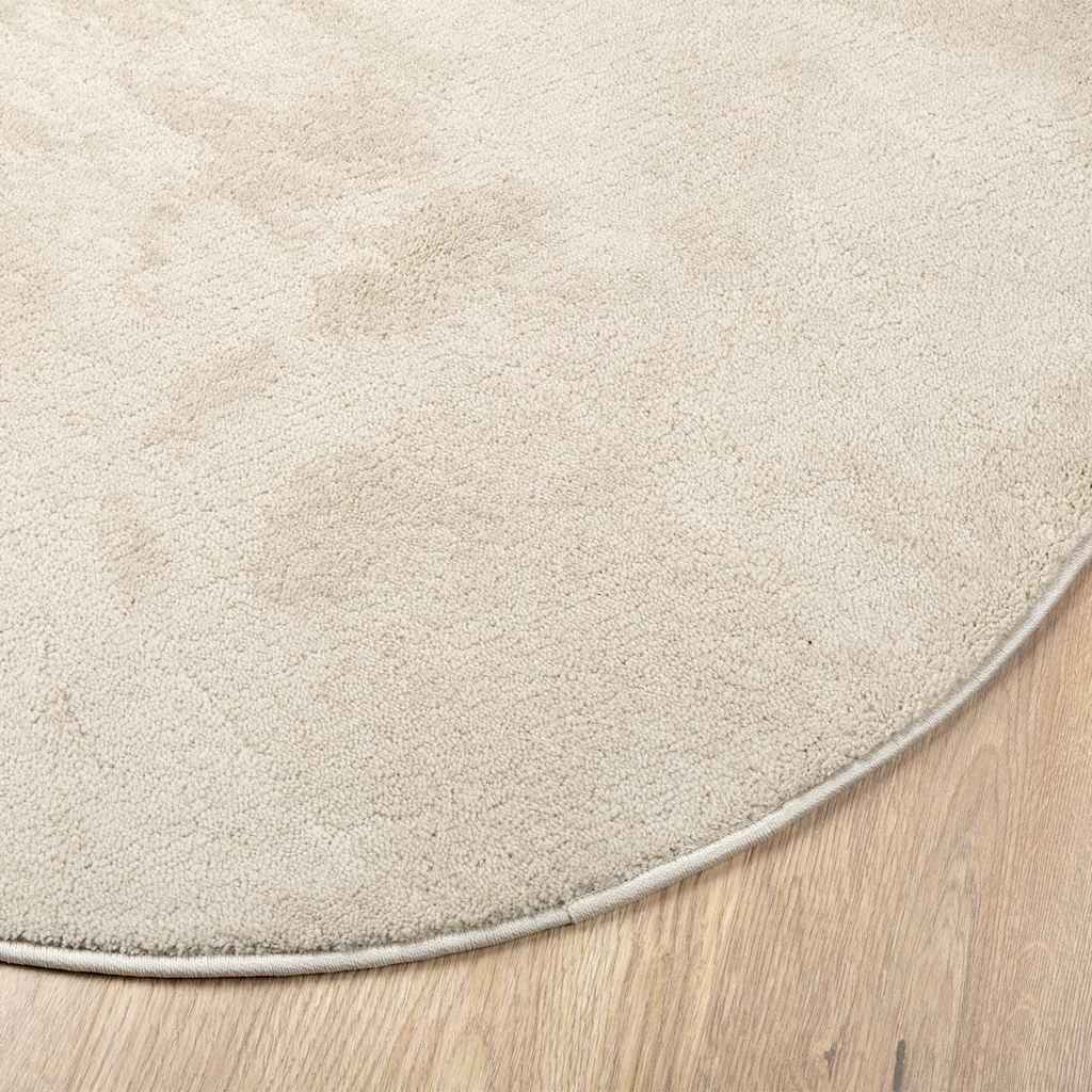 Teppich HUARTE Beige 100 x 200 cm Polyester