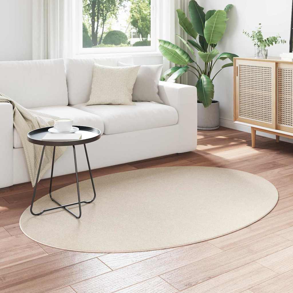 Teppich HUARTE Beige 120 x 170 cm Polyester