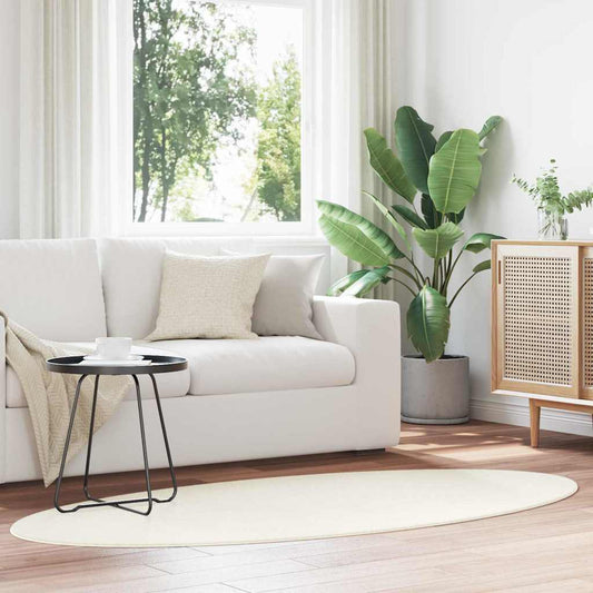 Teppich HUARTE Creme 120 x 170 cm Polyester