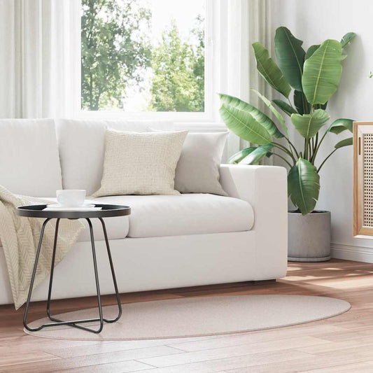 Teppich HUARTE Sand 80 x 150 cm Polyester
