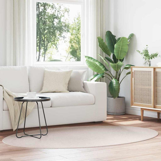 Teppich HUARTE Sand 140 x 200 cm Polyester
