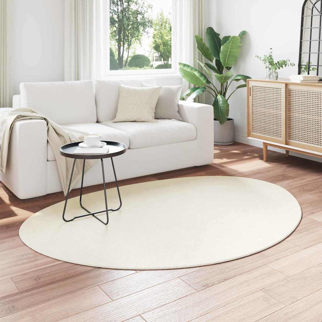Teppich HUARTE Creme 120 x 170 cm Polyester