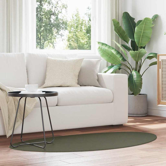 Teppich HUARTE Waldgrün 80 x 150 cm Polyester