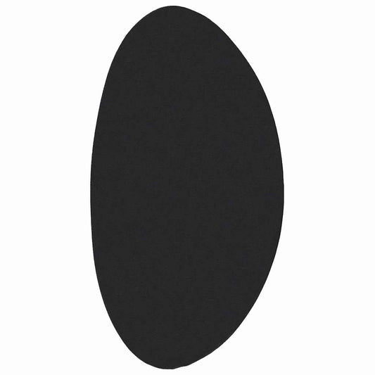 Teppich HUARTE Schwarz 80 x 150 cm Polyester