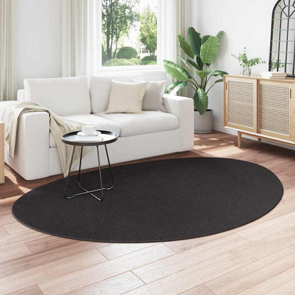 Teppich HUARTE Schwarz 160 x 230 cm Polyester