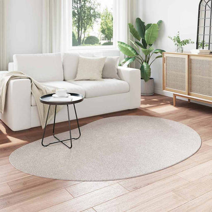Teppich Sand 140 x 200 cm Polyester