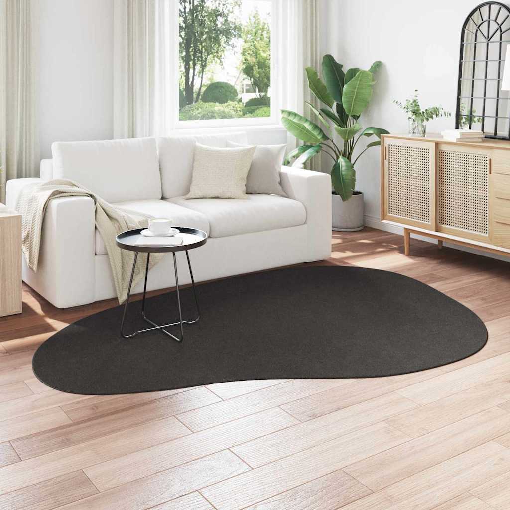 Teppich HUARTE Anthrazit 160 x 230 cm Polyester