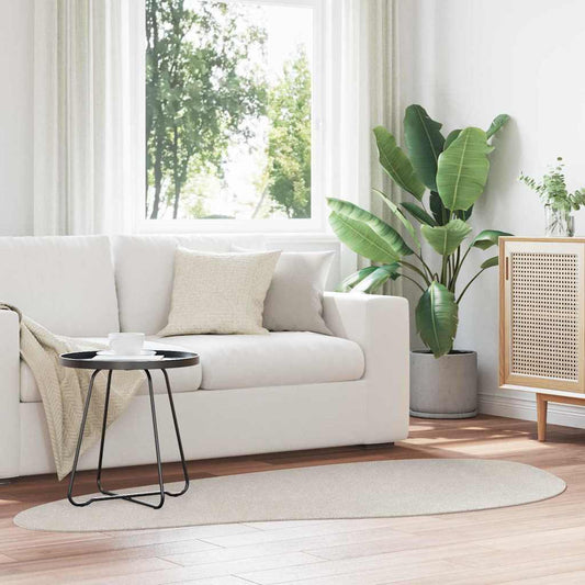 Teppich HUARTE Sand 100 x 200 cm Polyester