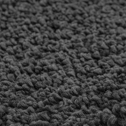 Anti-Rutsch Shaggy Teppich Dunkelgrau 90 x 90 cm PP