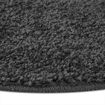 Anti-Rutsch Shaggy Teppich Dunkelgrau 90 x 90 cm PP
