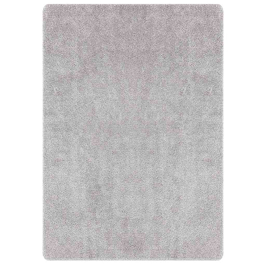 Anti-Rutsch Shaggy Teppich Grau 240 x 340 cm PP