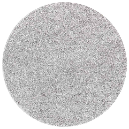 Anti-Rutsch Shaggy Teppich Grau 120 x 120 cm PP