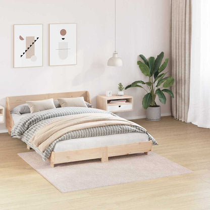 Anti-Rutsch Shaggy Teppich Creme 160 x 160 cm PP