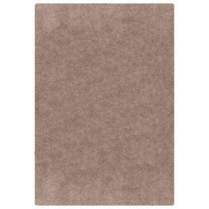 Anti-Rutsch Shaggy Teppich Braun 80 x 150 cm PP