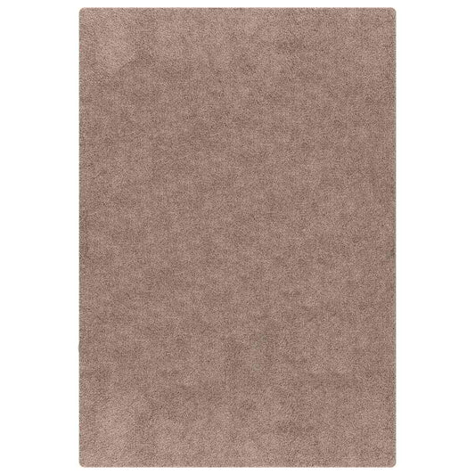 Anti-Rutsch Shaggy Teppich Braun 80 x 150 cm PP