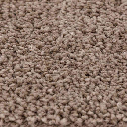 Anti-Rutsch Shaggy Teppich Braun 140 x 200 cm PP