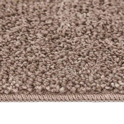 Anti-Rutsch Shaggy Teppich Braun 200 x 200 cm PP