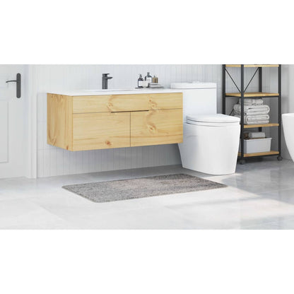 Rutschfeste Badmatte Grau 70 x 120 cm PP