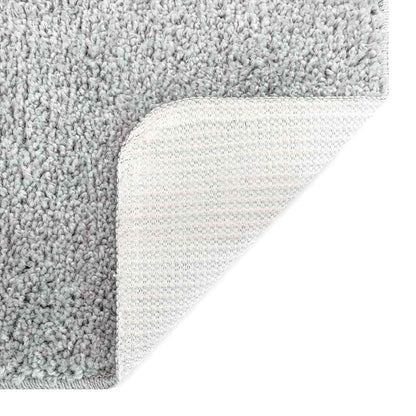 Anti-Rutsch Badematten-Set 3 pcs Grau 50 x 50 cm PP