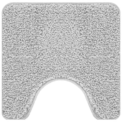 Anti-Rutsch Badematten-Set 3 pcs Grau 50 x 50 cm PP