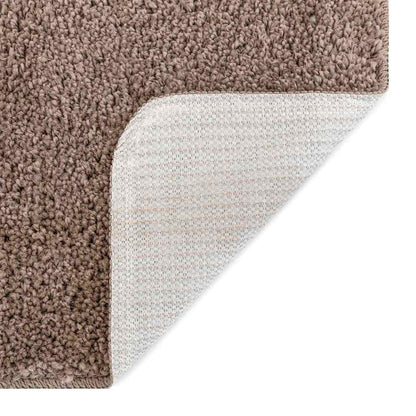 Anti-Rutsch Badematten-Set 3 pcs Braun 50 x 50 cm PP