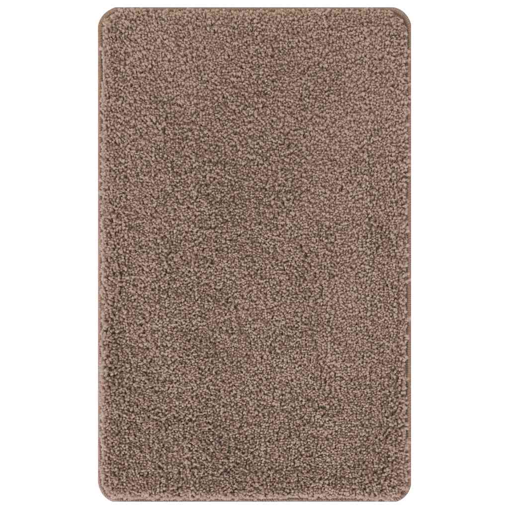 Anti-Rutsch Badematten-Set 3 pcs Braun 50 x 50 cm PP