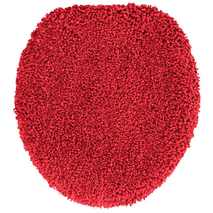 Anti-Rutsch Badematten-Set 3 pcs Rot 50 x 50 cm PP
