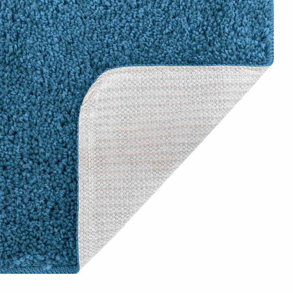 Anti-Rutsch Badematten-Set 3 pcs Blau 50 x 50 cm PP
