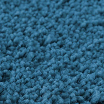 Anti-Rutsch Badematten-Set 3 pcs Blau 50 x 50 cm PP