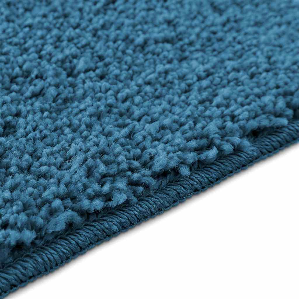 Anti-Rutsch Badematten-Set 3 pcs Blau 50 x 50 cm PP