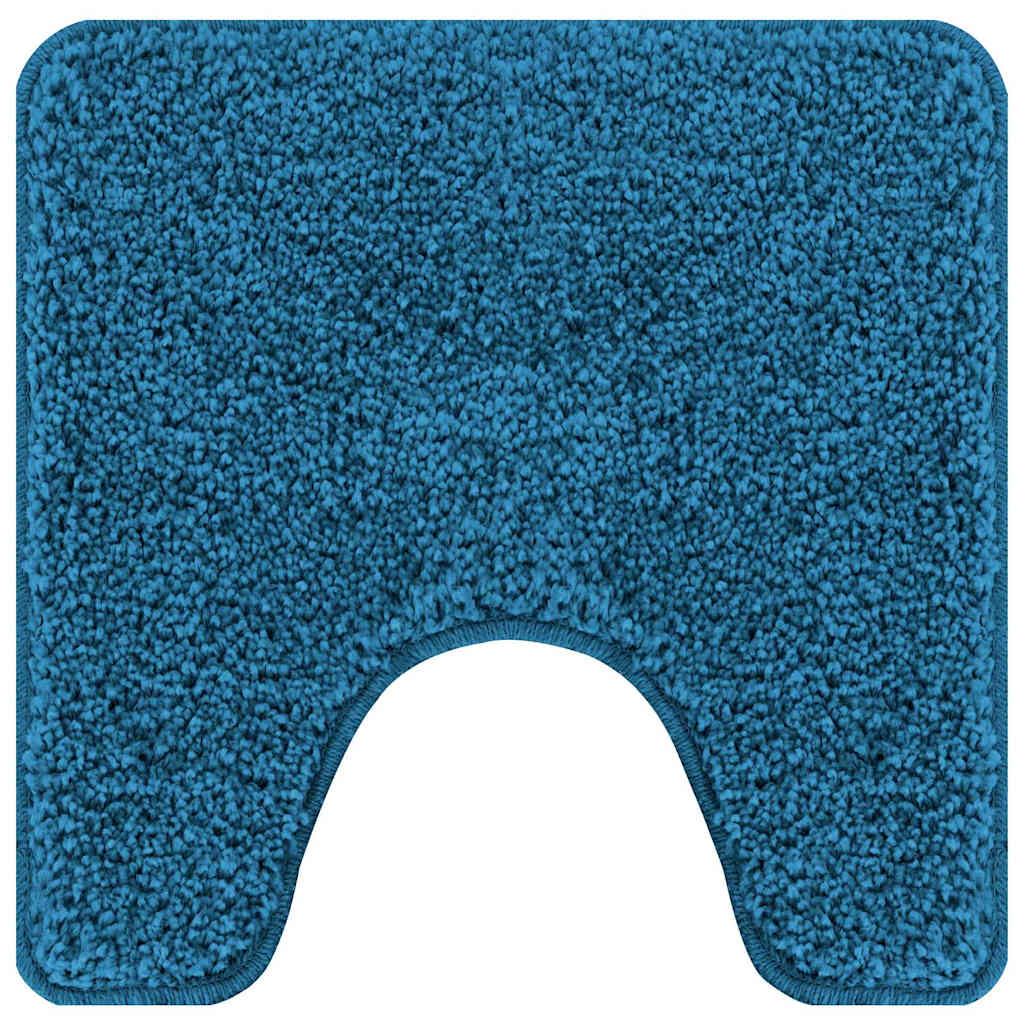 Anti-Rutsch Badematten-Set 3 pcs Blau 50 x 50 cm PP