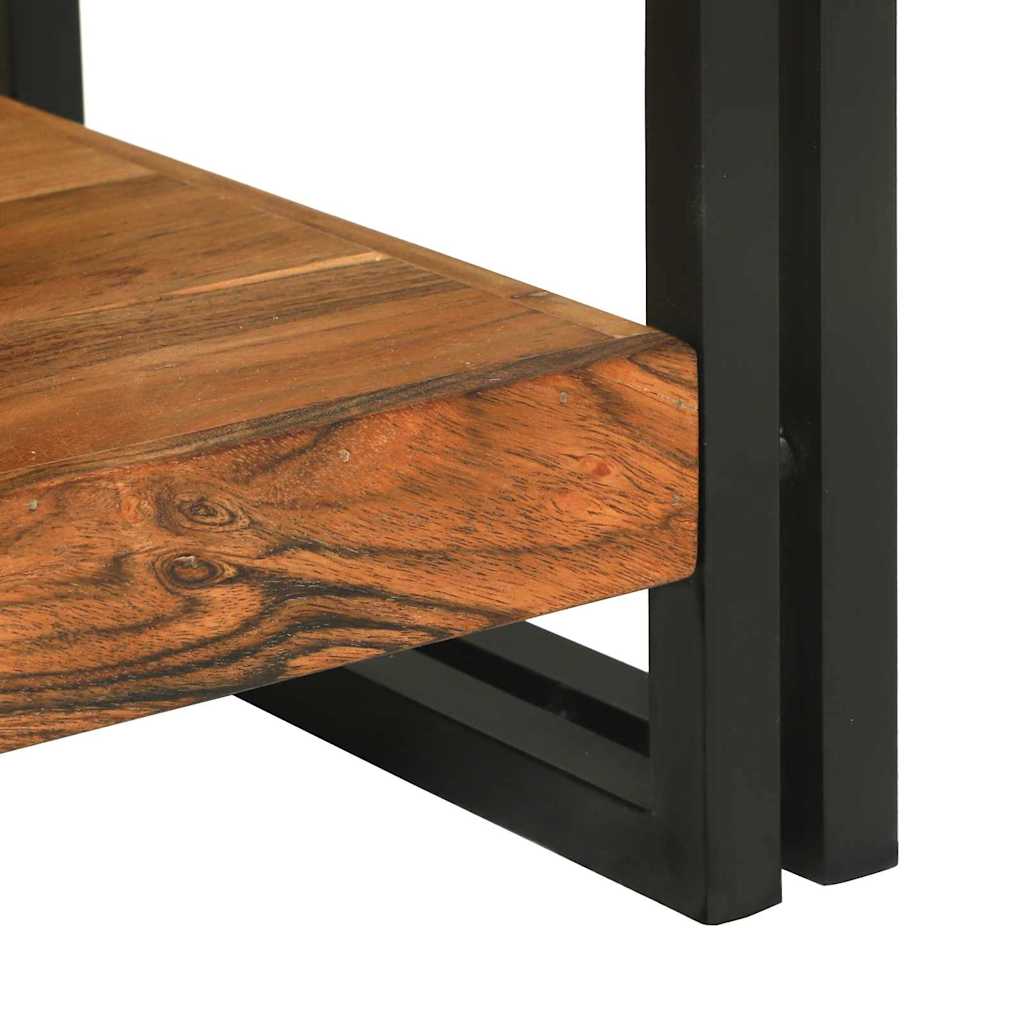 Konsolentisch Braun 120 x 33 x 75 cm Massivholz Akazie