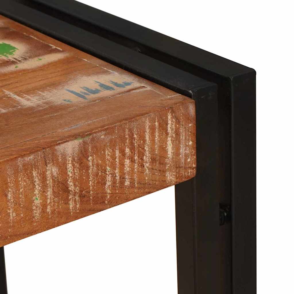 Konsolentisch Mehrfarbig 90 x 33 x 75 cm Massives Altholz