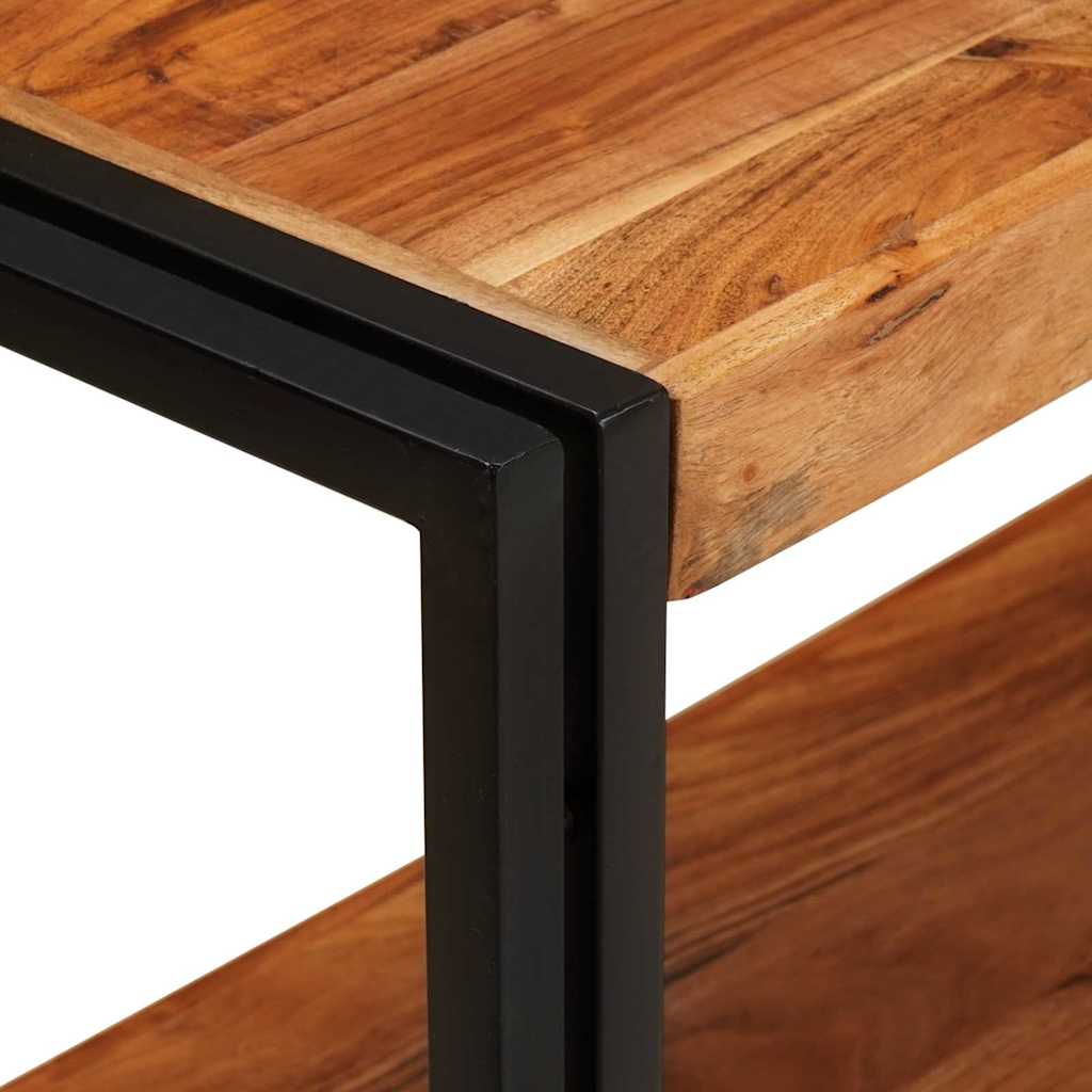 Konsolentisch Braun 160 x 33 x 75 cm Massivholz Akazie