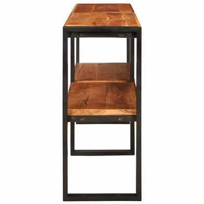 Konsolentisch Braun 160 x 33 x 75 cm Massivholz Akazie