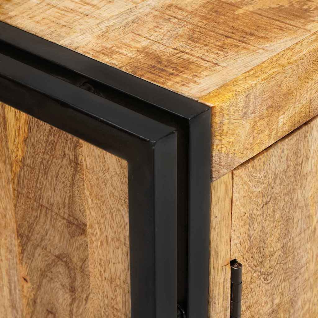Sideboard Braun 80 x 33 x 70 cm Massivholz Mango