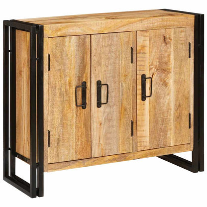 Sideboard Braun 80 x 33 x 70 cm Massivholz Mango