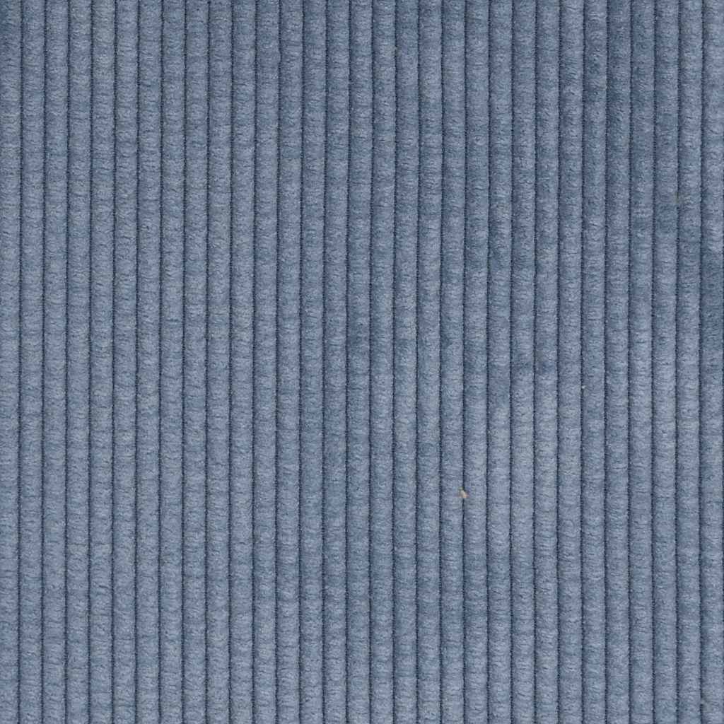 Modulares Sofa mit Kissen Cordstoff Blau