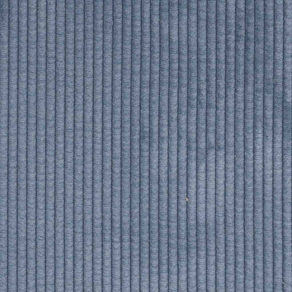 Modulares Sofa mit Kissen Cordstoff Blau