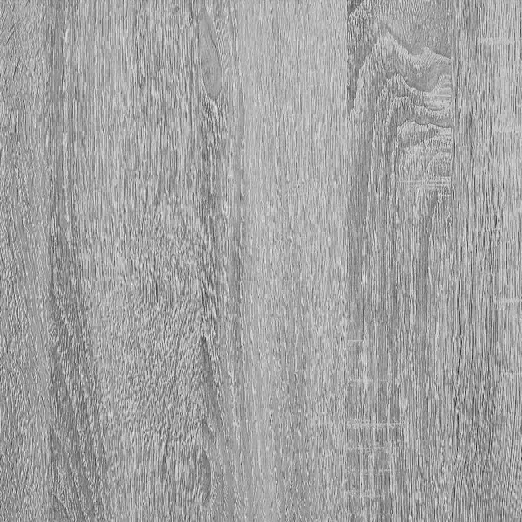 Wandregal Grau Sonoma 43x9x60 cm Holzwerkstoff