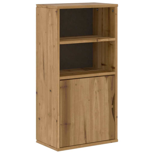 Beistellschrank ODDA 40x24x79 cm Massivholz Kiefer