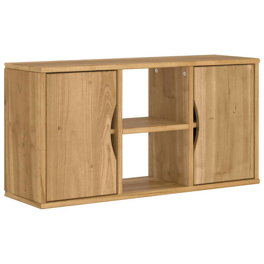 TV-Schrank ODDA 79x24x40 cm Massivholz Kiefer