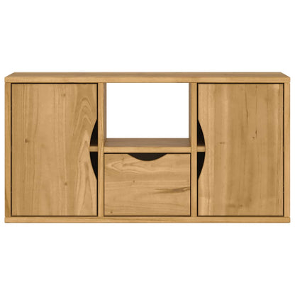 TV-Schrank mit Schublade ODDA 79x24x40 cm Massivholz Kiefer