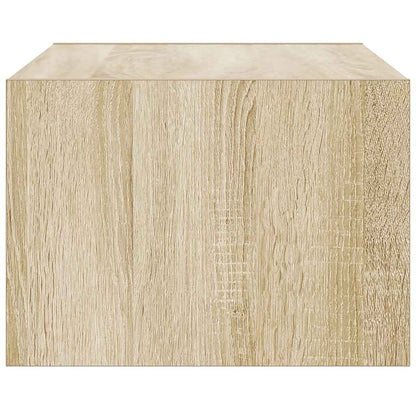 TV-Schrank mit LED-Leuchten Sonoma-Eiche 75x35,5x25 cm