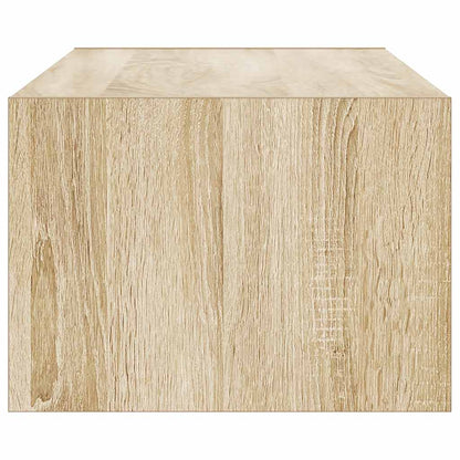 TV-Schrank mit LED-Leuchten Sonoma-Eiche 100x35,5x25 cm