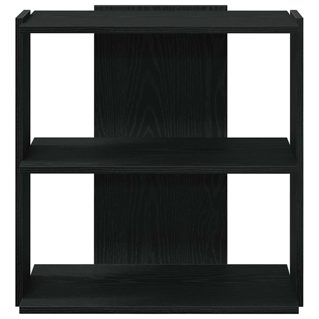 Bücherregal 3 Böden Schwarz 60x30x60 cm Holzwerkstoff