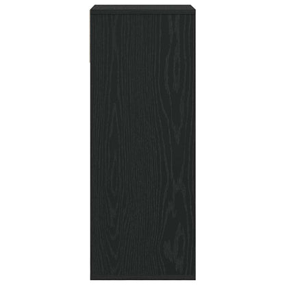 Bücherregal Schwarz 34x31x80 cm Holzwerkstoff