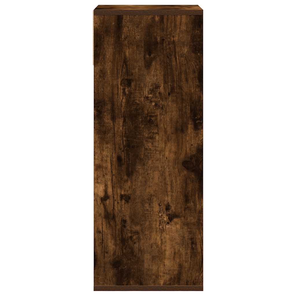 Bücherregal Räuchereiche 34x31x80 cm Holzwerkstoff