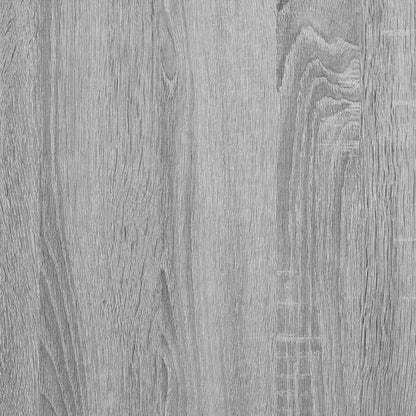 Bücherregal Grau Sonoma 31x24x102 cm Holzwerkstoff